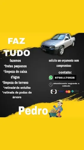 Fretes pequenos e serviços 