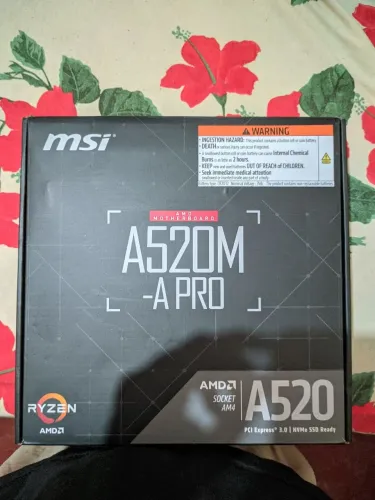 Placa Mãe MSI A520M-A PRO - Perfeita p/ Ryzen | Ótimo Estado | Custo Benefício!