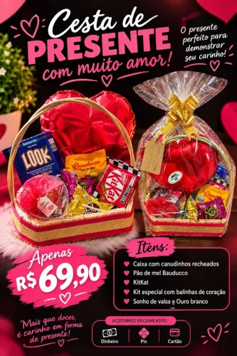 Cesta para presentear especial