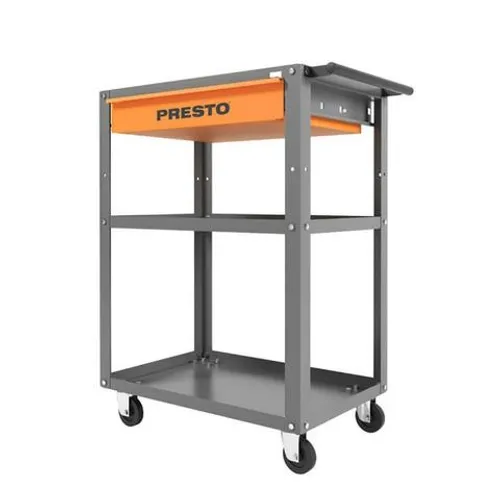 Carro Aberto Cinza para Ferramentas com Gaveta - Presto -12301