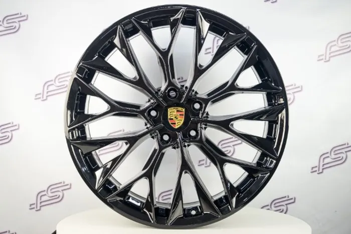 Rodas p/ Porsche  Hre P2000 Preto Brilhante 5x130 - 22x9