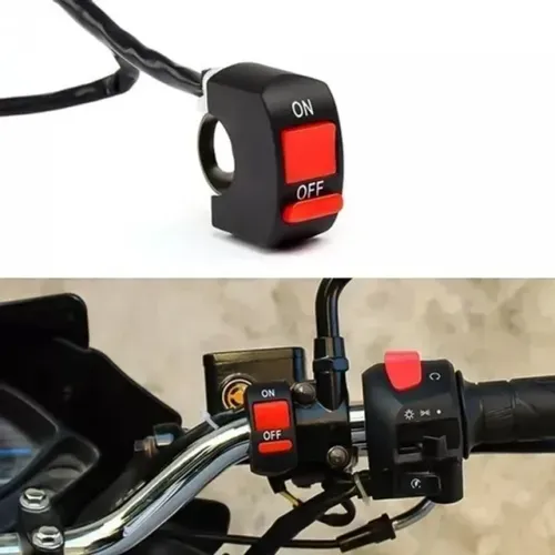 Botão Interruptor P/ Moto - On / Off - Prime