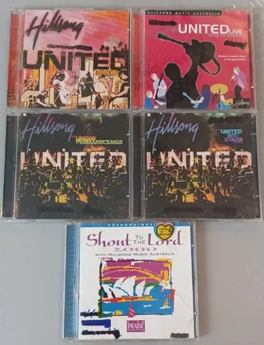 04 CDs United Hillsong & 01 CD Hillsong Church