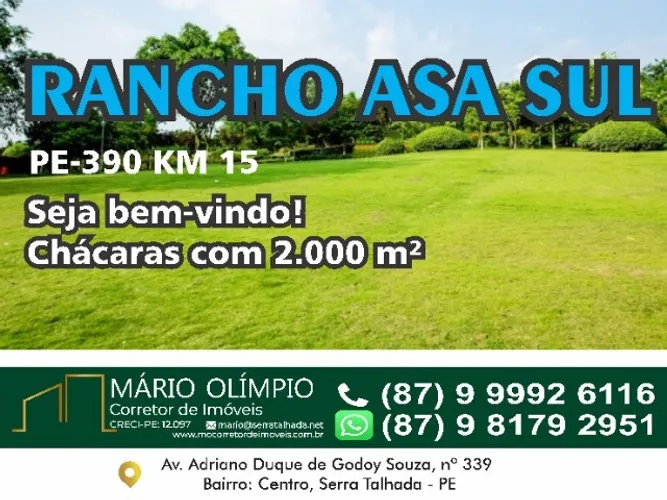 Terrenos de Chácaras à venda  em Serra Talhada-PE