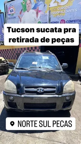Tucson sucata pra retirada de peças usadas