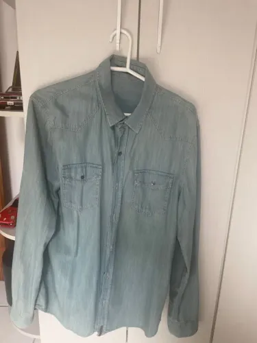 CamisaJeans Hering M Masculina