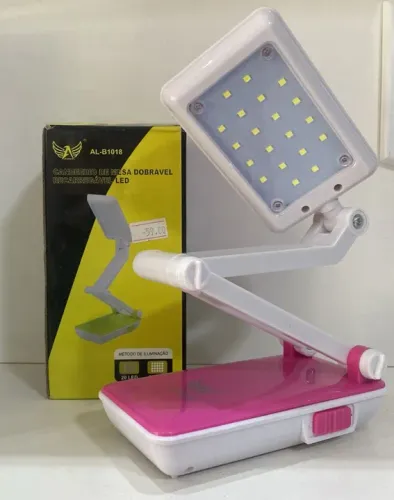 Luminária de Mesa Dobrável Portátil Al-B1018 -  Loja Coimbra Computadores Entregamos 