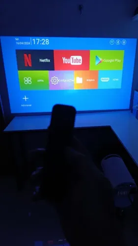 Projetor Portatil 5G WiFi 6 Blueto 5.0 Android 11 8500 Lumens LED 4K 1080P hy300<br>