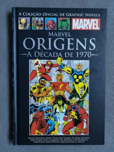 HQ Marvel Origens - Década de 1970 (Anos 70) - Salvat Preta Clássicos Volume XVIII vol. 18