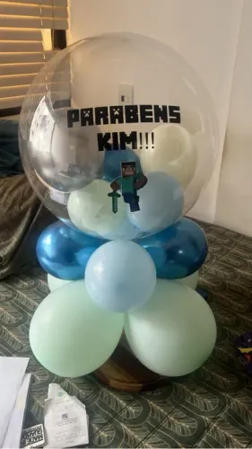 Balões bubble 