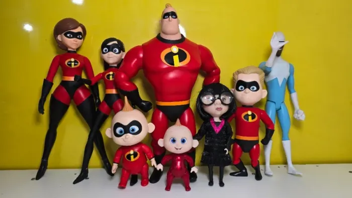 Coleção Bonecos Os Incríveis Interativos Toyng Thinkway Toys Disney Pixar