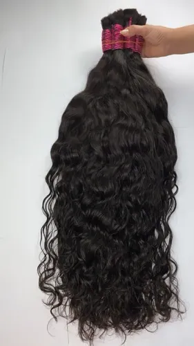Cabelo humano indiano ondulado 