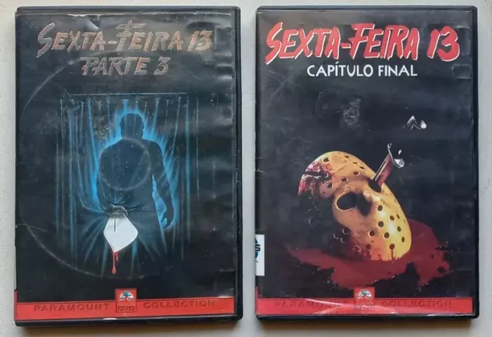 dvd sexta feira 13. kit dvd sexta feira 13/ 3 e 4 original