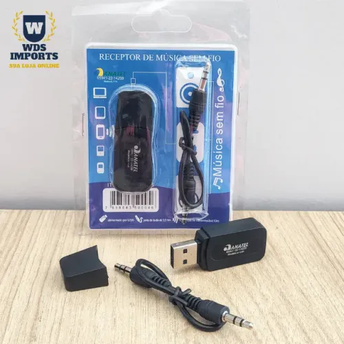 Adaptador Receptor Bluetooth Usb Carro Musica