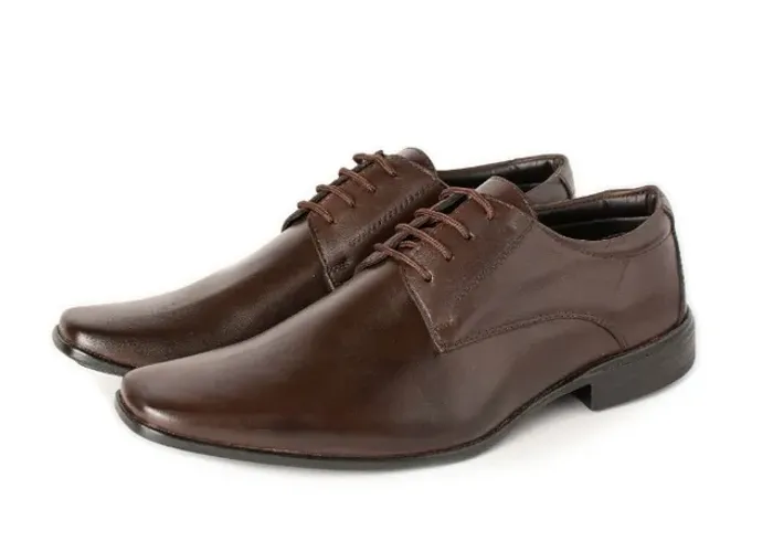 Sapato social Fino Oxford Masculino com cadarço Moderno Cáfe Lançamento Ref 109