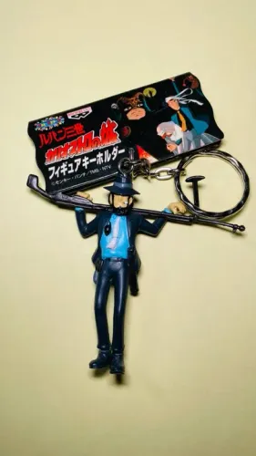 Lupin The Third Chaveiro Keychain Original Japonês - boneco altura 7 cm - Daisuke Jigen
