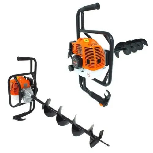 PERFURADOR DE SOLO 2T 52cc 2,5HP COM BROCA 80x15cm VPS520S VULCAN TRENT