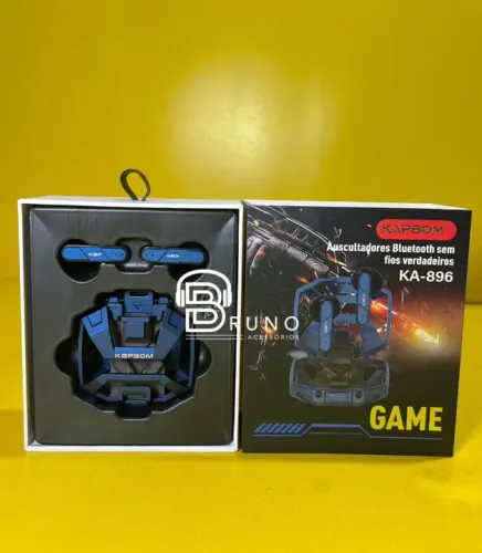 Fone De Ouvido Gamer Metal Bluetooth
