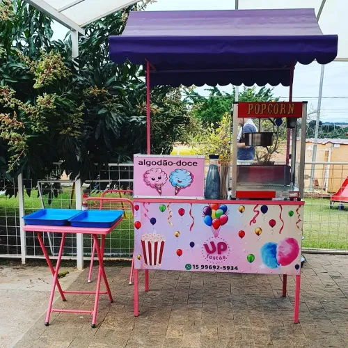 Pipoca e algodão-doce 