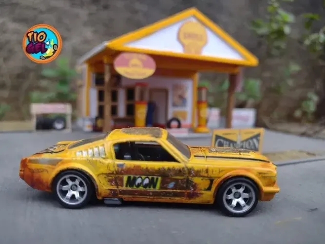hot wheels ford mustang fastback rust
