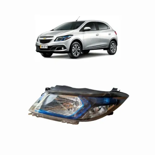 Farol LE Chevrolet GM Onix 1.4 LT Lente Azul 2013/2016 Original
