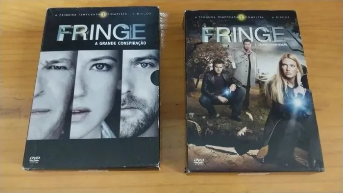 Box DVD Fringe a Grande Conspiração - 1a e 2a temporadas - Estilo Lost e Arquivo X