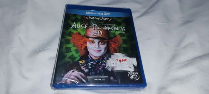 Blu-ray 3D Alice no país das maravilhas Lacrado 