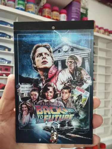 Placa porta chaves Decorativa Back to the Future
