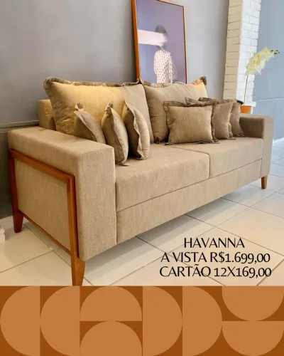 Sofá Havanna - Conforto e Elegância para sua Sala