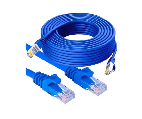 Cabo de Rede RJ45 Cat5 Azul 05 Metros