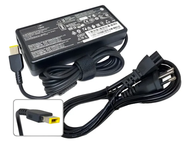 Fonte Carregador Para Notebook Lenovo 20v 6,75a 135w Conector 11mm X 4mm 