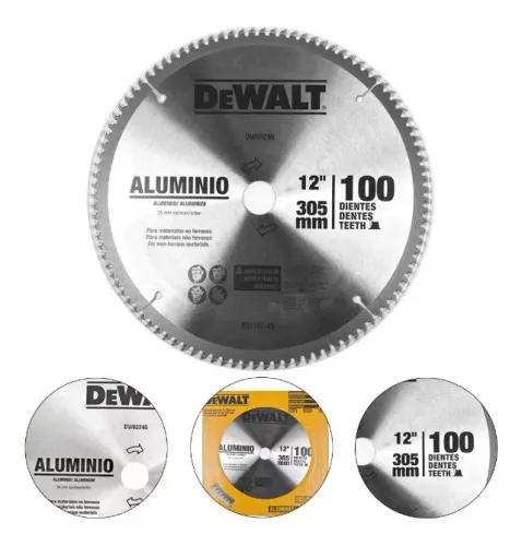 LAMINA DISCO DE SERRA DEWALT 12POL 100 DENTES ALUMINIO