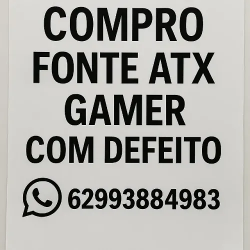 Fonte gamer com defeito eu C0MPR0
