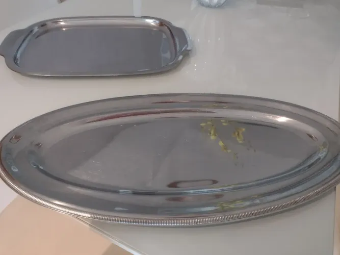 Bandejas de Aço Inox Elegante
