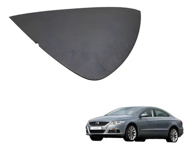 Acabamento Painel Lado Esquerdo Volkswagen Passat Cc 2011 - Preto - Não Tem