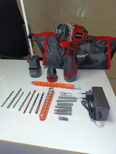 Parafusadeira A Bateria 16.8v Furadeira EléTrica Profissional Sem Fio