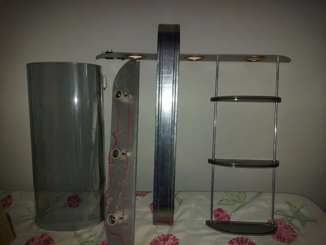 Kit de itens de banheiro e decoração