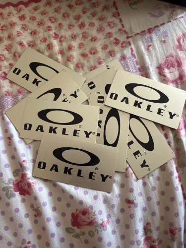 Adesivos de metal Oakley 