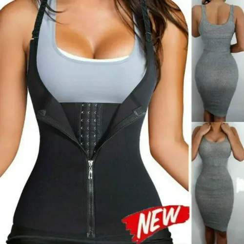 Cinta Feminina com Zíper: Cinta Modeladora com Dupla Compressão para Uso Diário