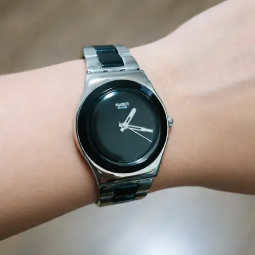 Relógio Suiço Swatch Yls168g - Fem - Aço Inoxidavel