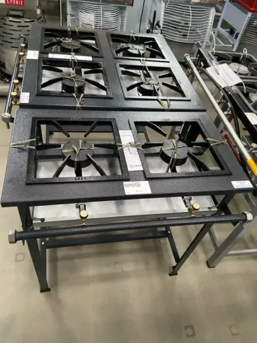 FOGÃO 2 BOCAS ALTA PRESSÃO LINHA STAND - METAL BREY