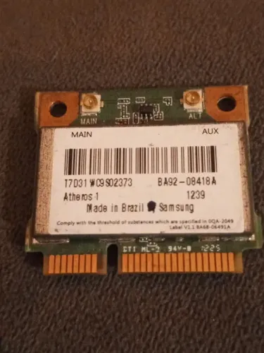 Placa de rede Wireless Samsung Atheros 1