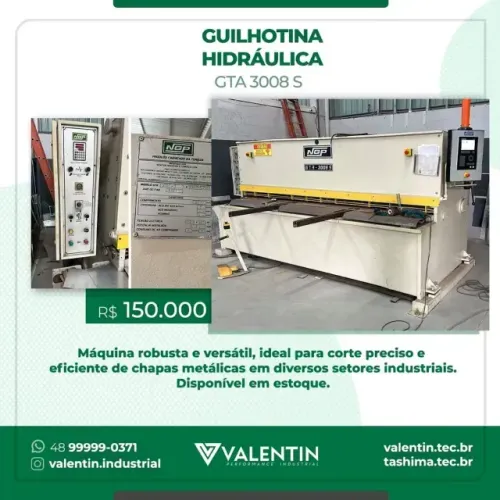GUILHOTINA A PRONTA ENTREGA- ACEITAMOS FINANCIAMENTO