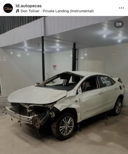 SUCATA TOYOTA COROLLA ALTIS 2.0 FLEX 2015 PEÇAS E ACESSÓRIOS 