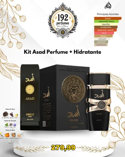 Kit Asad Lataffa Perfume + Hidratante
