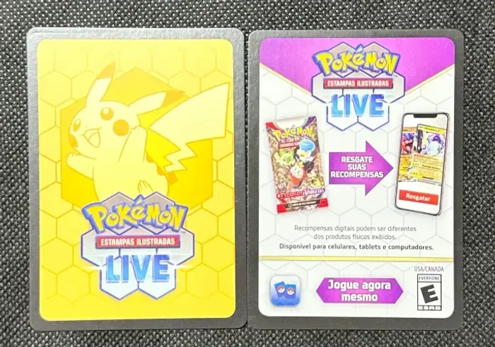 Codigos para Pokemon TCG Live 50 Unidades Diversas Coleções