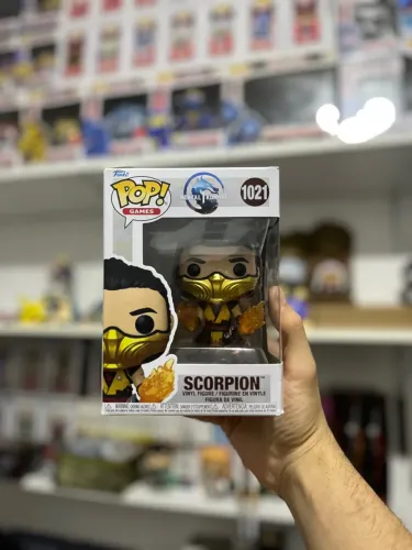 Funko Pop! Scorpion Mortal Kombat - Colecionável