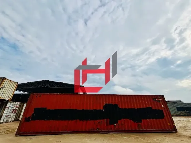 Container seco alto (HC) - ideal para empresas e obras