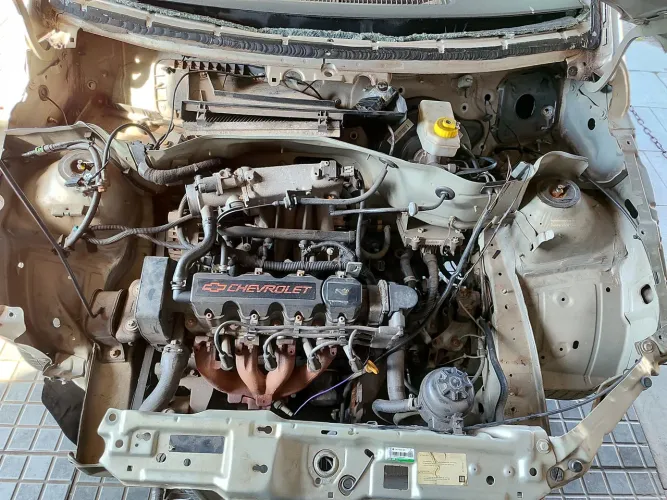 Motor Parcial Corsa Montana Sedan Maxx 1.0 8v 2005 Gasolina Baixado Com Nota Fiscal