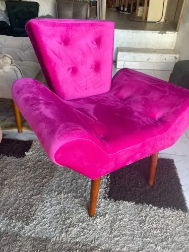 Pague na entrega! Poltrona Pink Luxuosa modelo canoa 